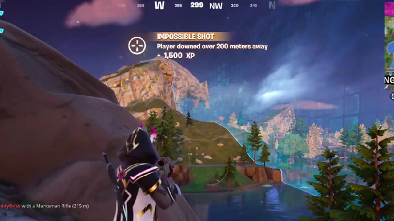 Running sniper shot