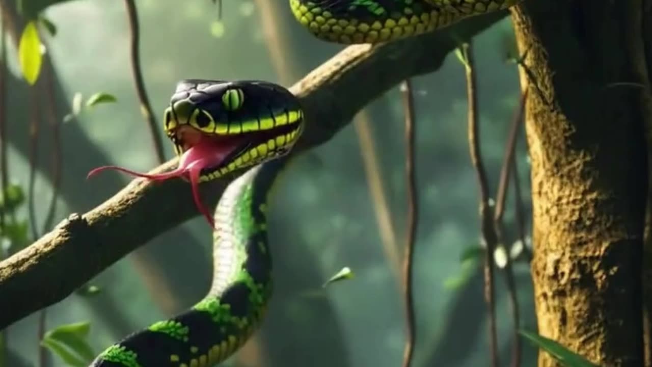 Silent Hunter of the Treetops #snake