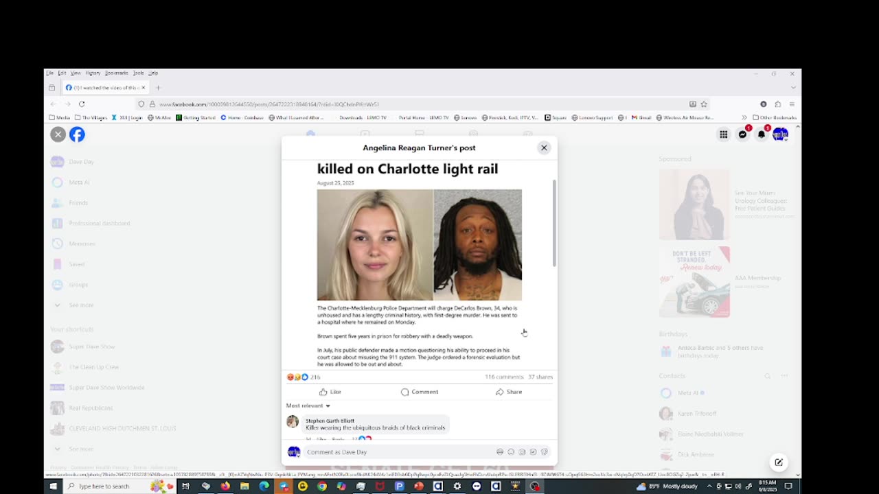 Sept 8, 2025 Why are Democrats continuing to defend criminals?