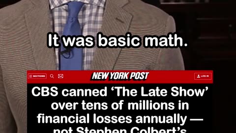 CBS Canceled Stephen Colbert's ‘The Late Show’ Over Millions in Financial Losses