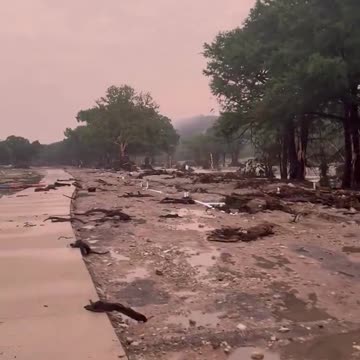 Campground near Kerrville, TX completely washed away
