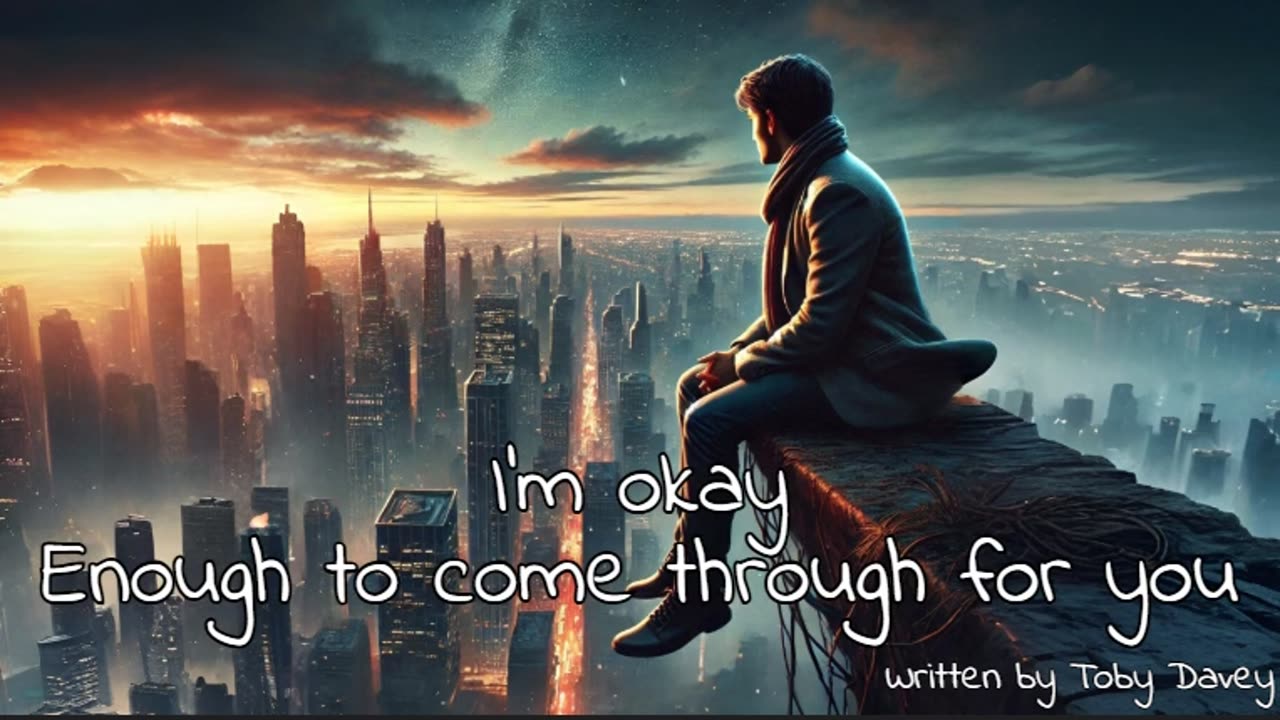 I'm okay Enough to come through for you