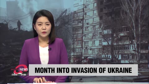One month into Russia's invasion of Ukraine; Western leaders to apply heavier sanctions on Moscow