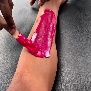 Leg Waxing with Sexy Smooth Cherry Desire Hard Wax | @essentialluxstyless Waxing Tutorial
