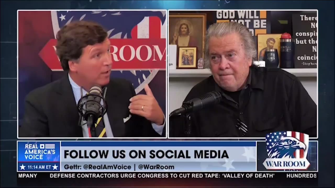 Tucker explaining his comments about Levin and Trump