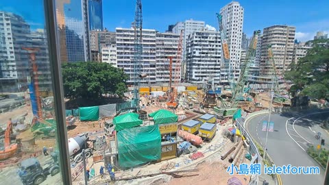 洗衣街地盤/旺角東站行人通道/大灣區城市