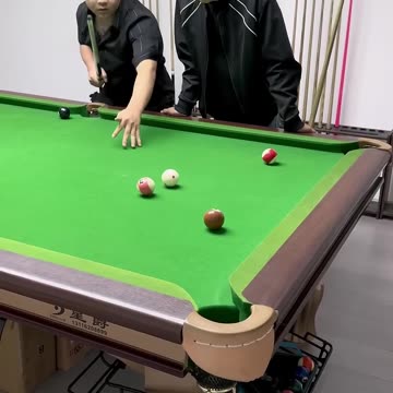 Pool trick shots and comedy