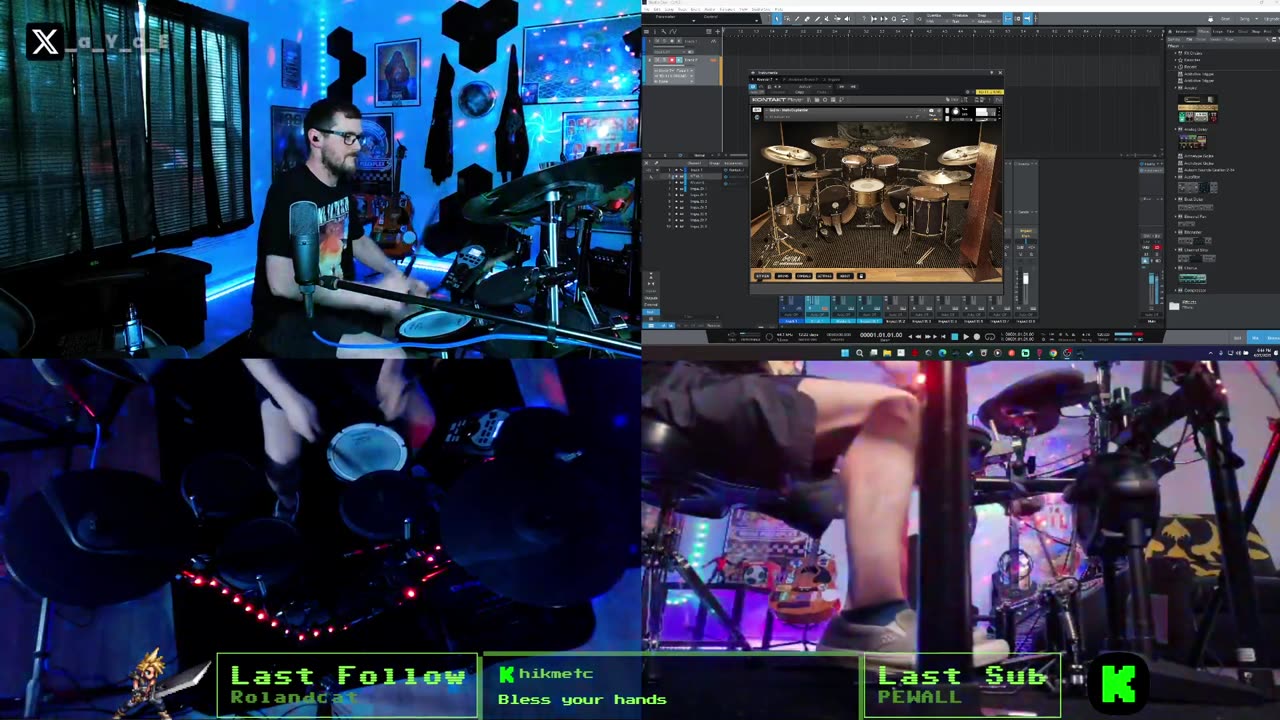 🟢🥁ImproVIBES|Requests are live|TRL|Wood Rubber Mesh Felt Metal Flesh☠ 🟢