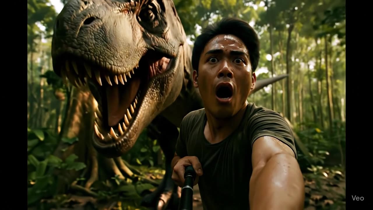 Dino Chase Selfie Video Generation