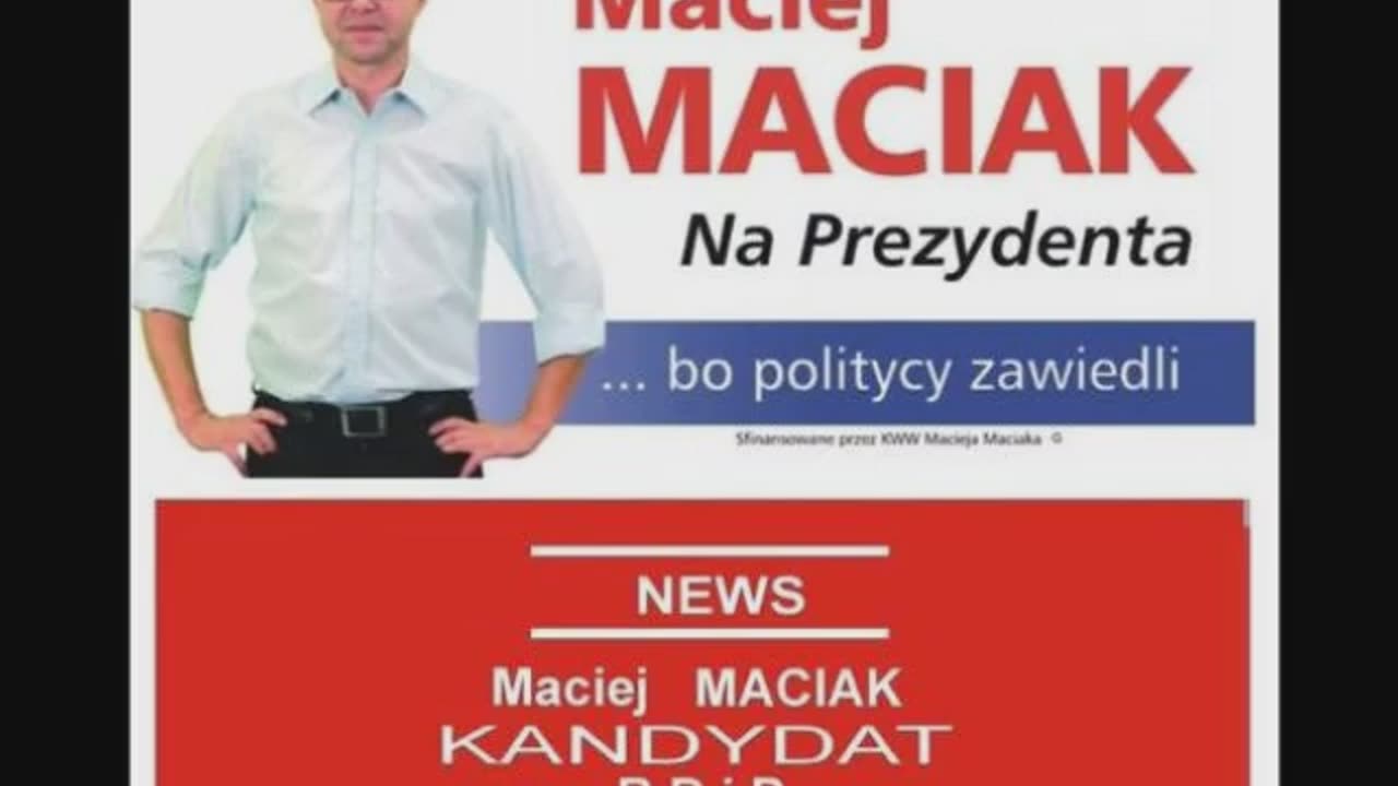 Wybory 2025 - Plagi Tuska - Maciej Maciak