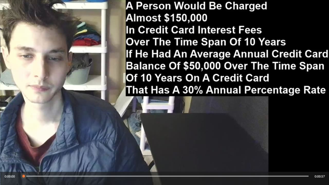 Outtake #2,263 Of A Person Would Be Charged Almost $150,000 In Credit Card Interest Fees