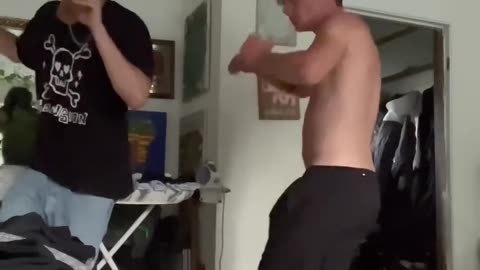 "He's probably cheating!"