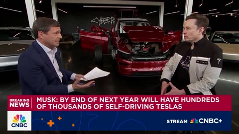ELON MUSK:“By the end of next year, we'll have hundreds of thousands, if not over a million"