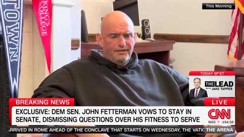 🧠 SEN. FETTERMAN DEFENDS HIS MENTAL HEALTH: “My doctors are like, ‘John is great.’”