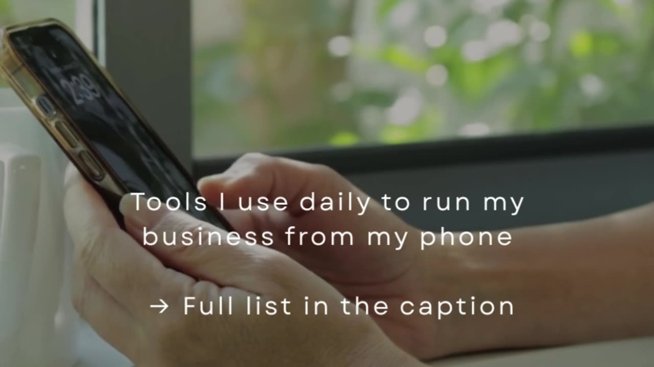Tools I Use Daily To Run My Business From My Phone