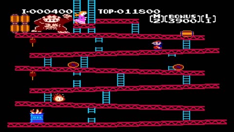 Donkey Kong World Game A Level 1