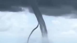 WATCH: 2 waterspouts spotted off the coast of Goro, in Italy’s Po Delta region.