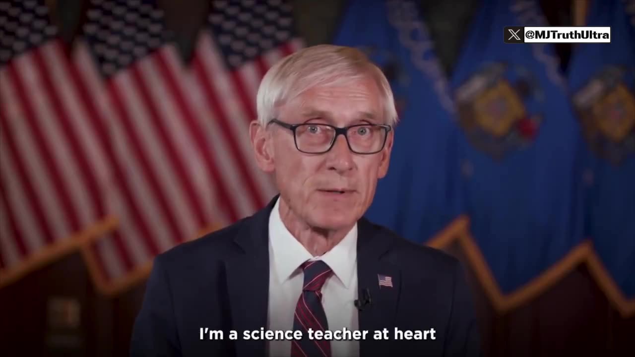 Deranged Democrat Wisconsin Governor Tony Evers Will NOT seek reelection in 2026.