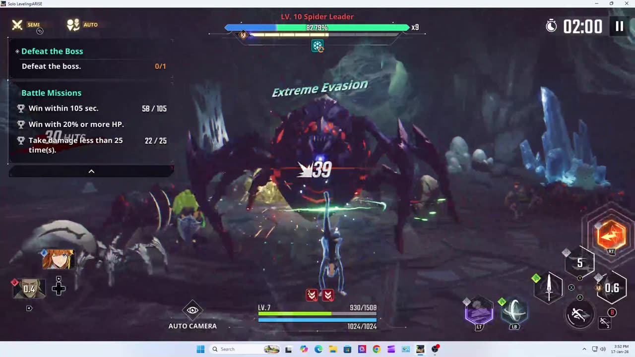 SOLO LEVELING GAME DUNGEON QUEST