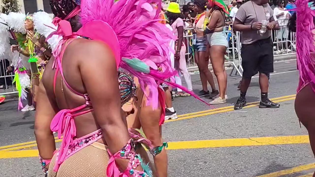 Beautiful women at the 58th Annual New York Carnival Parade.