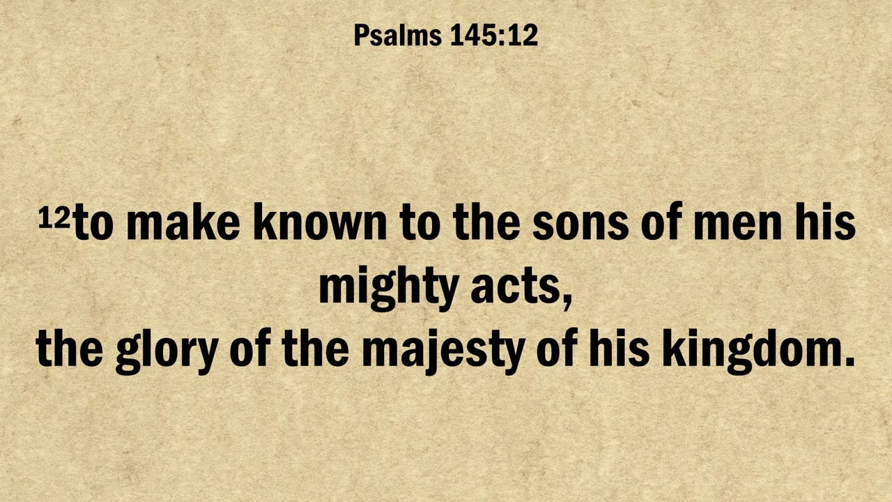 Psalm 145