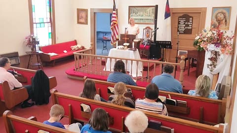 Vernon Chapel Communion Sunday (Heb. Ch.2:14-18 Resurrection Power) led by Brenda Lewis 5/4/2025