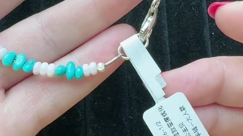 250529-6 Sleeping Beauty Turquoise & Pink Conch Shell Bracelet: Oceanic Duet on the Wrist