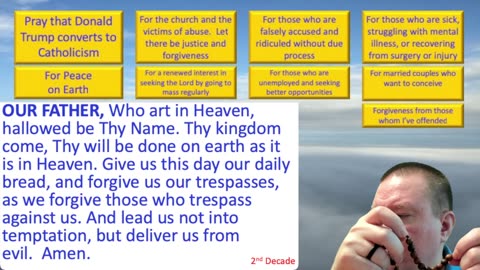 Mary's Daily Live Holy Rosary Prayer at 8:00 p.m. EDT 06/22/2025