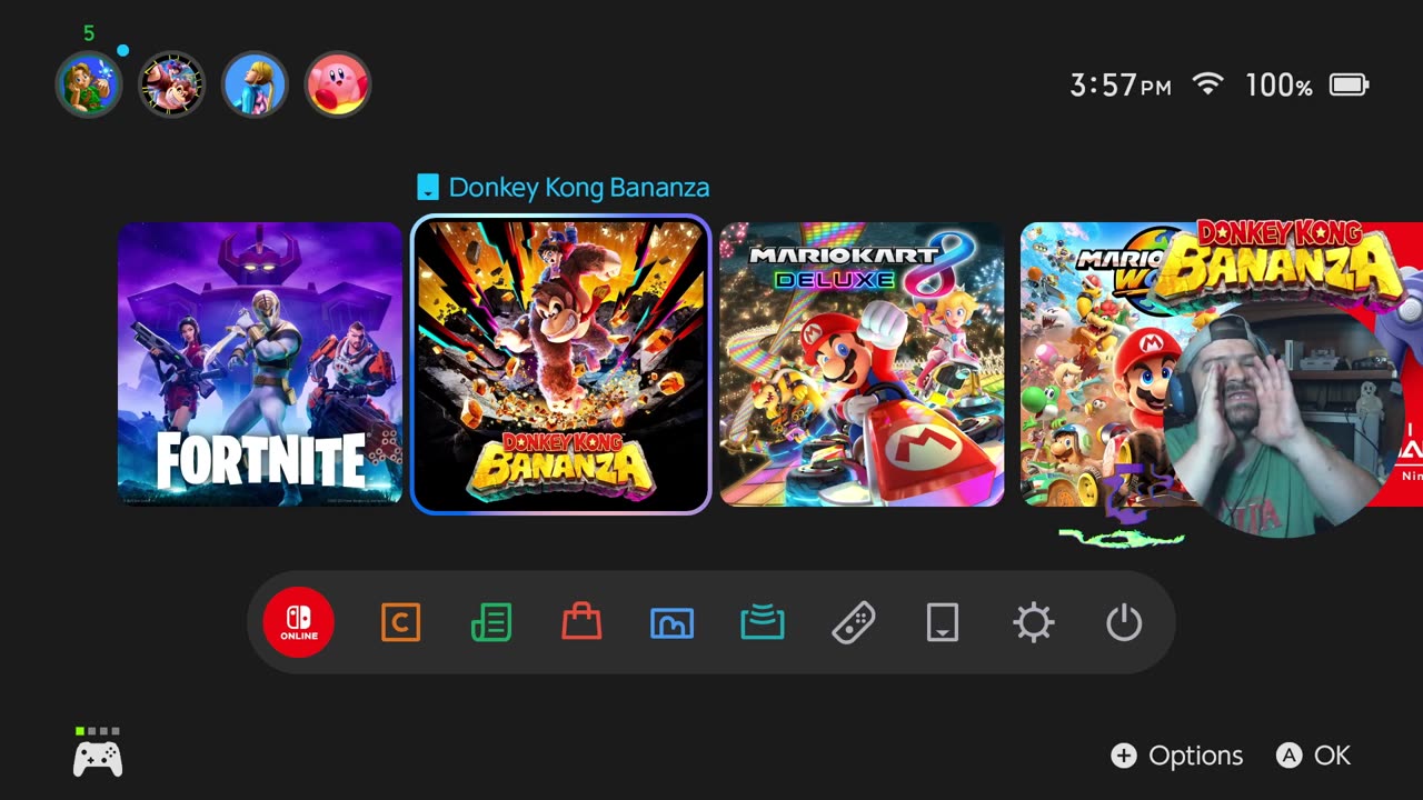 Playing Donkey Kong Bananza!
