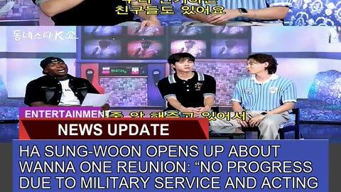 Ha Sungwoon Opens up About Wanna One Reunion No