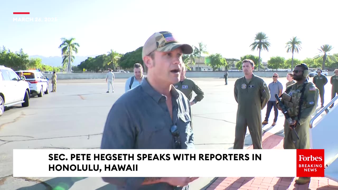 SecDef Hegseth Speaks with Reporters in Honolulu