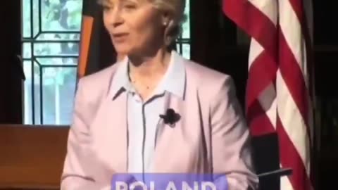 Ursula von der Leyen, the unelected head of the EU