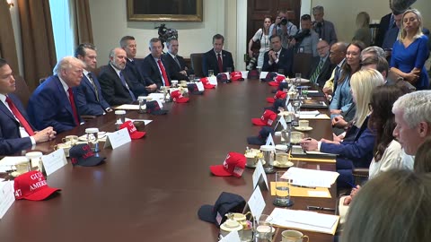 President Trump Participates in a Cabinet Meeting, Apr. 30, 2025