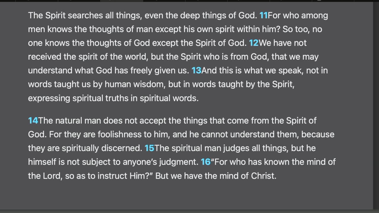 1 Corinthians 2