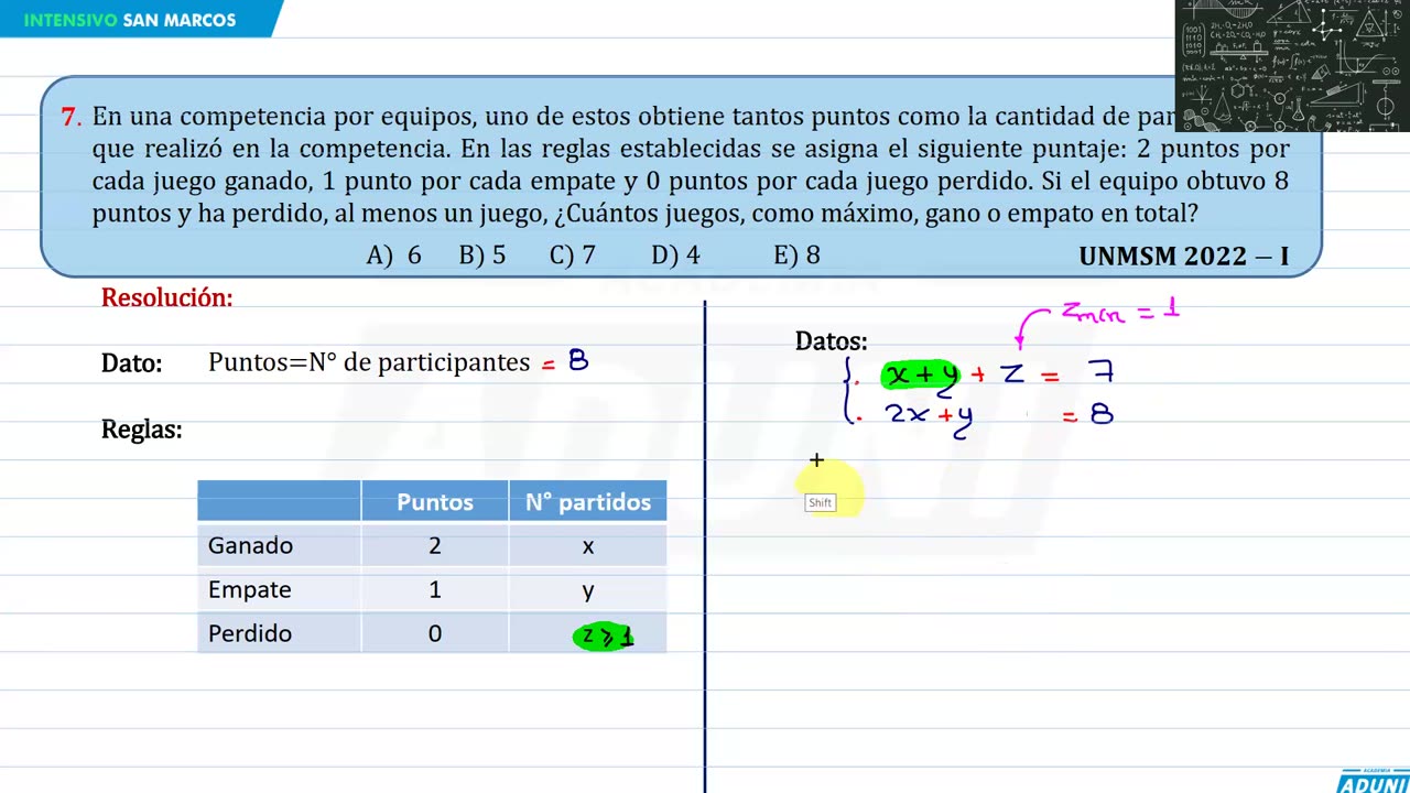 REPASO INTENSIVO ADUNI 2023 | Semana 08 | Geometría | Lenguaje | Álgebra