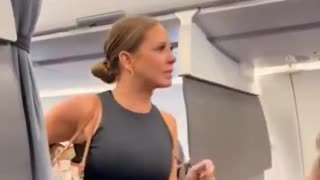 Remembering the panicked woman on a flight that claimed to be sitting next to a shapeshifter.