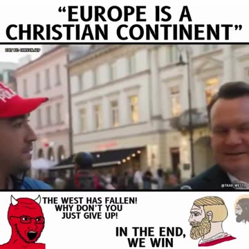 "EUROPE IS A CHRISTIAN CONTINENT"