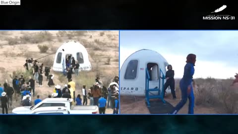 The moment Katy Perry, Blue Origin returned to Earth