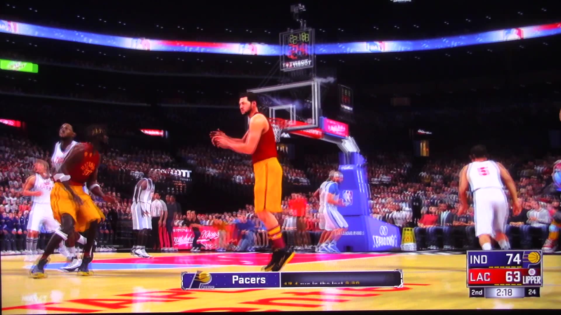 NBA2K: Indiana Pacers vs Los Angeles Clippers (Buzzer Beater)