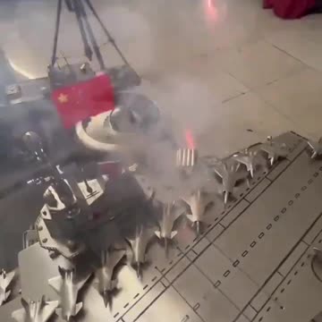COOL AIRCRAFT CARRIER MODEL
