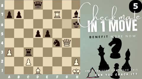 Can you checkmate in 1 move? (P.1) (White to play)♟️