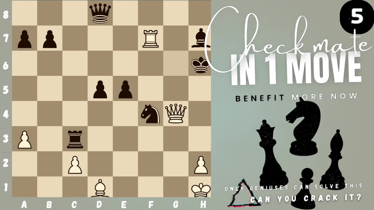 Can you checkmate in 1 move? (P.1) (White to play)♟️