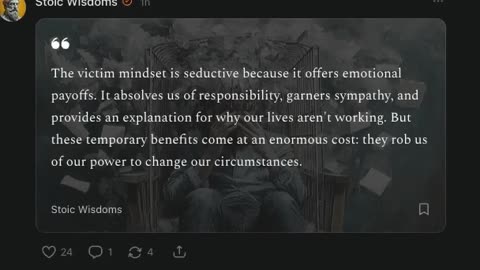 The Victim Mindset