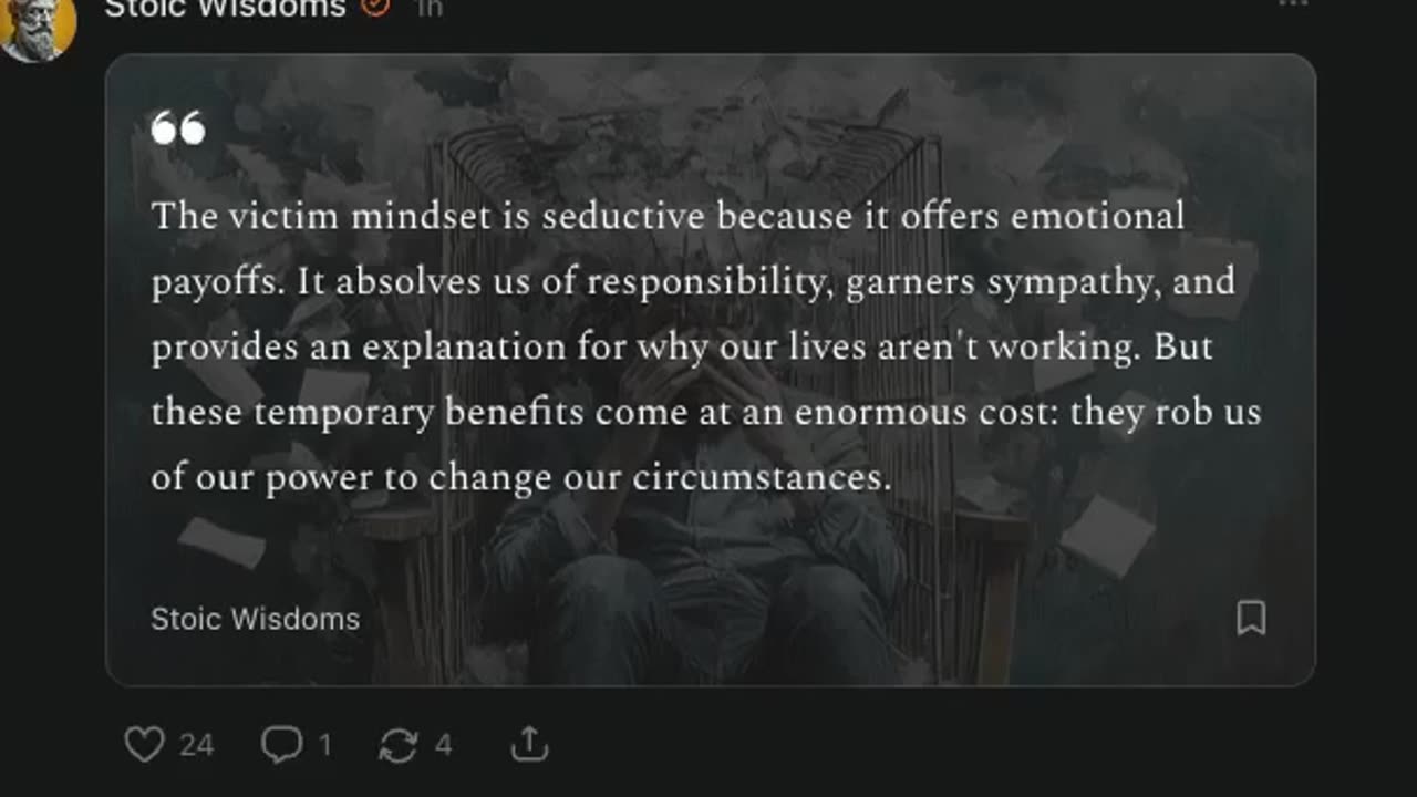 The Victim Mindset