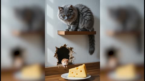 Will the hamster survive The cat's watching… Part 1