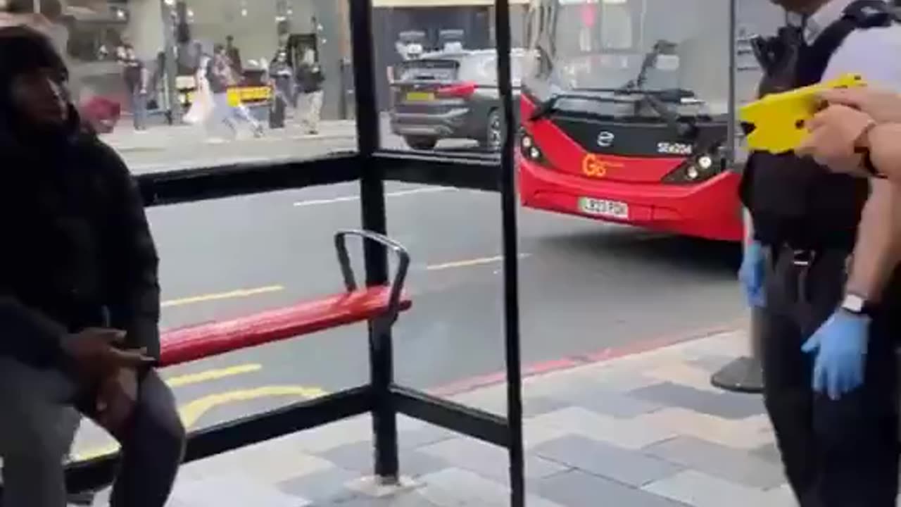 Happened in Ilford yesterday a man was believed to have a weapon on him.