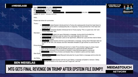 MTG gets FINAL REVENGE on Trump after EPSTEIN FILE DUMP!!