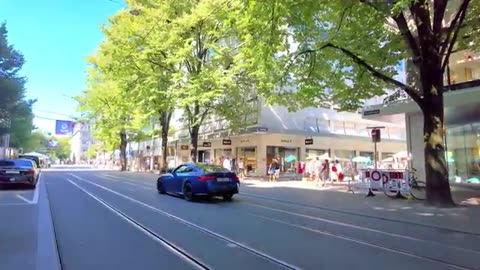 ZURICH SWITZERLAND ✨ What the most popular streets look like today ? Enjoy City Center 4K