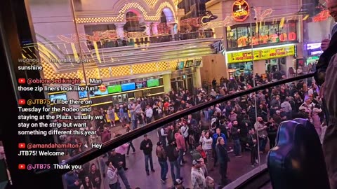 🚦 LIVE 🎤 Las Vegas 🔴 LIVE 🎶 MUSIC PARTY 🌟 Fremont Street 🎸Come JOIN the FUN VIBES! #subscribe