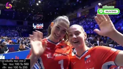 🔴LIVE วอลเลย์บอลหญิง เนชั่นส์ลีก VNL 2025 ไทย พบ เช็กเกีย | 21 มิ.ย. 68